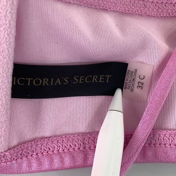 Victoria’s Secret pink Strapless wired padded bikini top size 32C NWT - Picture 6 of 12